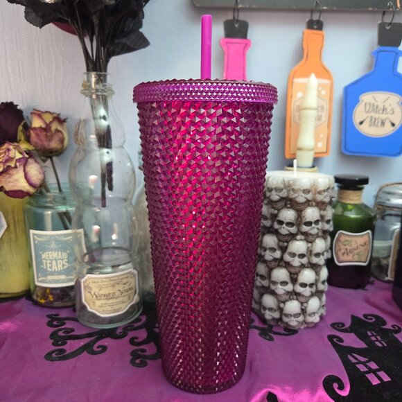 Starbucks 24oz Studded Purple Logo Tumbler - Picture 2 of 7